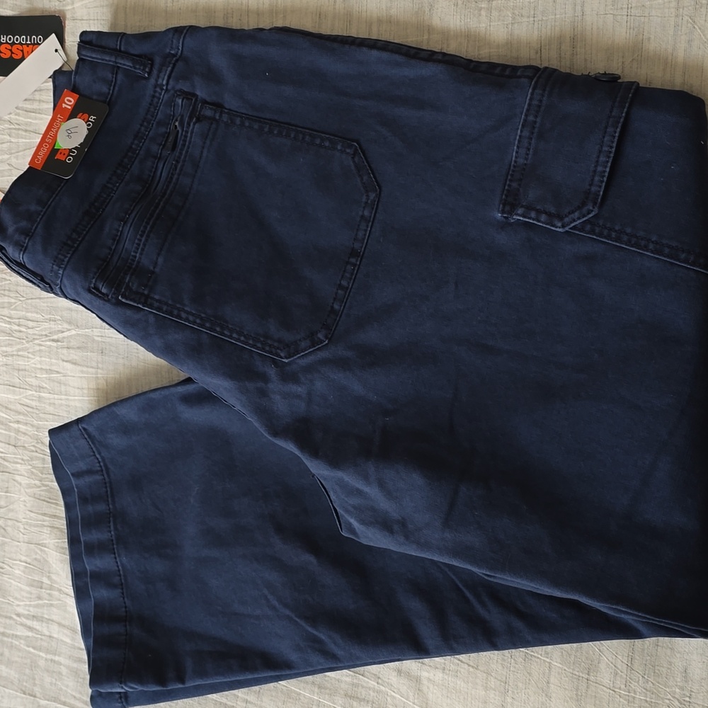 Bass Women's Cargo Pants Size:10 Navy - Picture 7 of 7